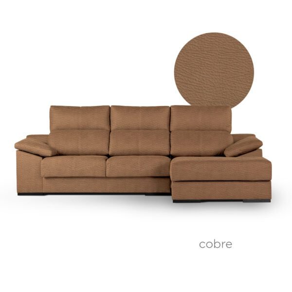 Sofá París 3 + chaise longue derecho