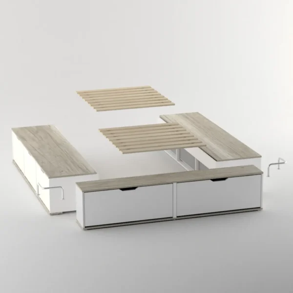 Cama Box Multifunción 160