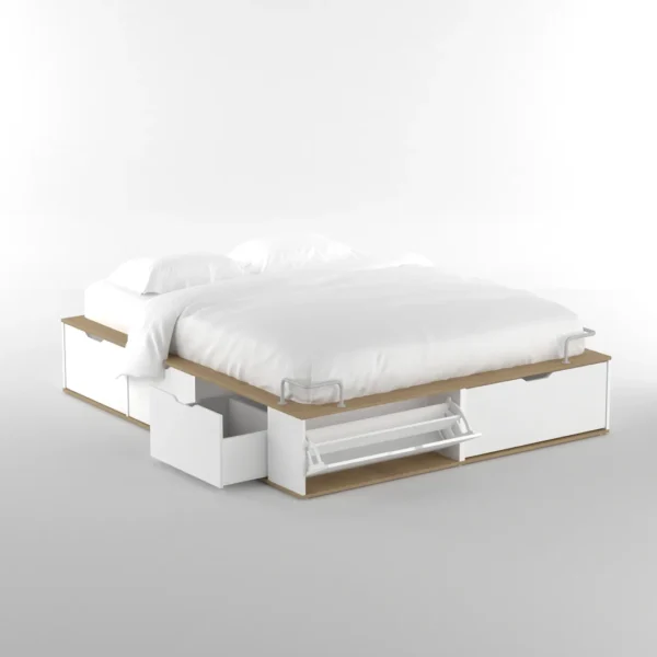 Cama Box Multifunción 160