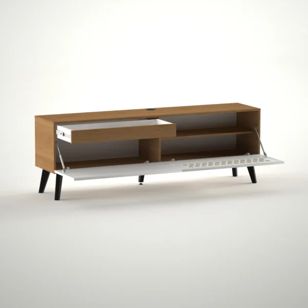 Módulo tv patas madera
