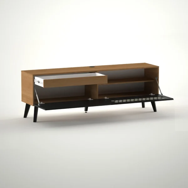 Módulo tv patas madera
