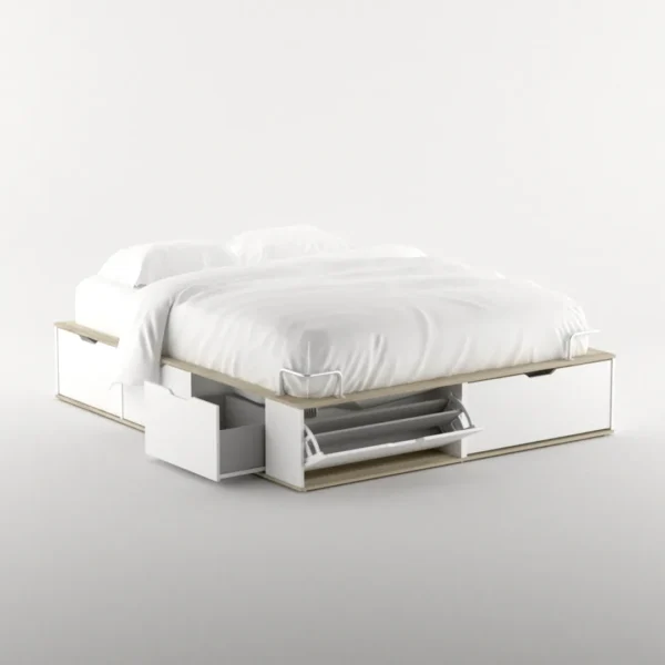 Cama Box Multifunción 160